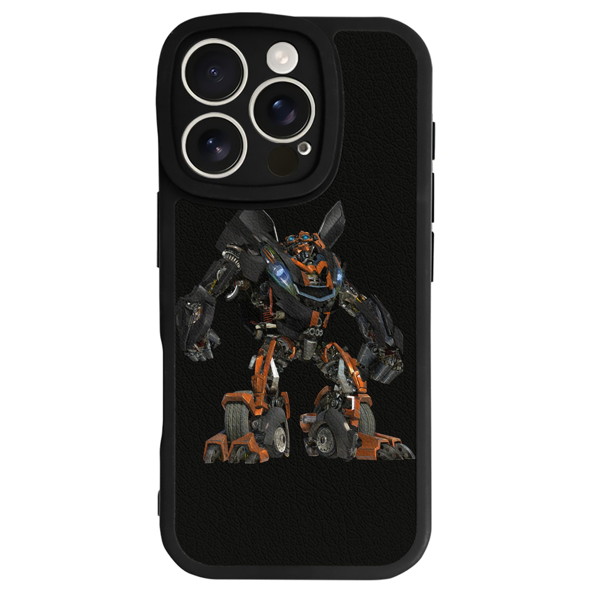 （画像用） Transformers トランスフォーマー 【iPhone 16シリーズ対応】シリコンスマホケース（レザー調） 材質：シリコン